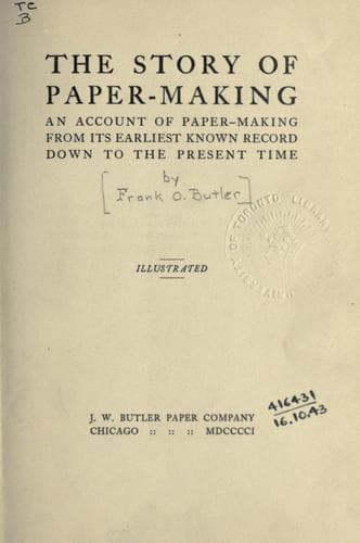 The story of paper-making