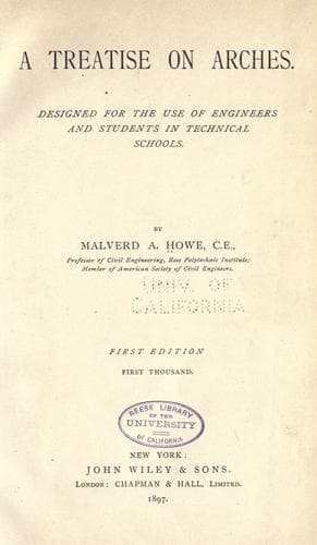 A treatise on arches
