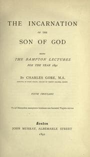 The incarnation of the Son of God