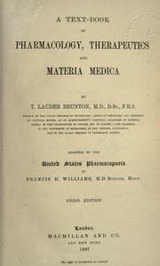 A text-book of pharmacology, therapeutics and materia medica