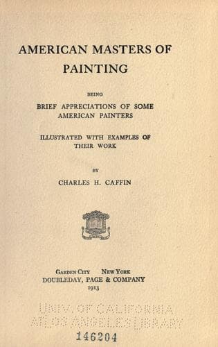 American masters of painting
