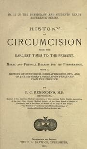 History of circumcision, from the earliest times to the present