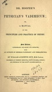 The physician's vade-mecum
