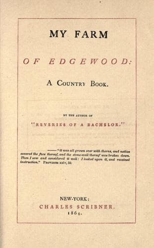 My farm of Edgewood - 1864