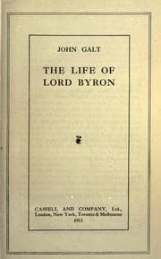 The life of Lord Byron