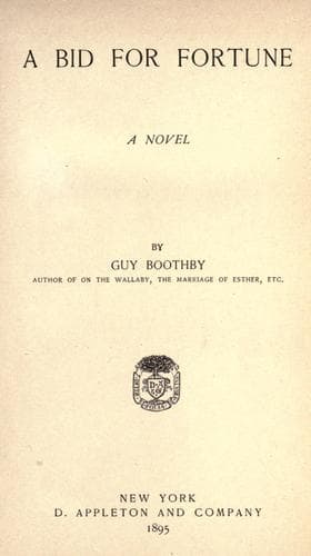 A bid for fortune, or, Dr. Nikola's vendetta