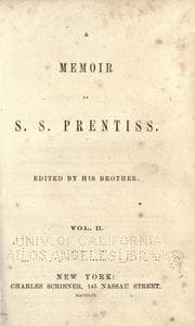 A memoir of S. S. Prentiss