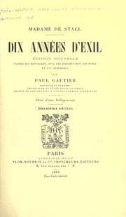 Dix années d'exil