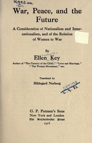 War, peace, and the future