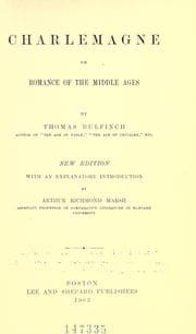 Legends of Charlemagne, or, Romance of the Middle Ages