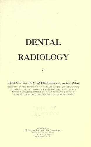 Dental radiology