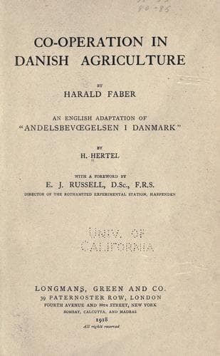 Co-operation in Danish agriculture