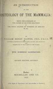 An introduction to the osteology of the mammalia
