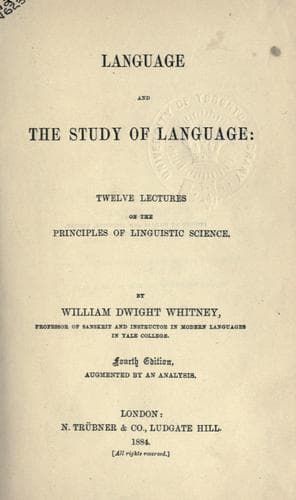 Language and the study of language