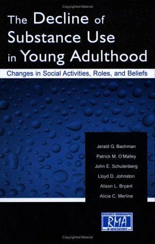 The decline of substance use in young adulthood