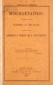 Miscegenation
