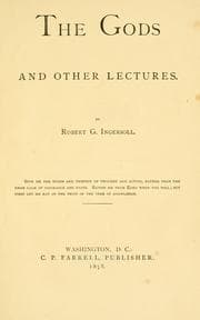 The gods, and other lectures