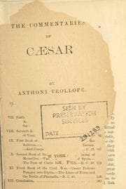 The commentaries of Caesar
