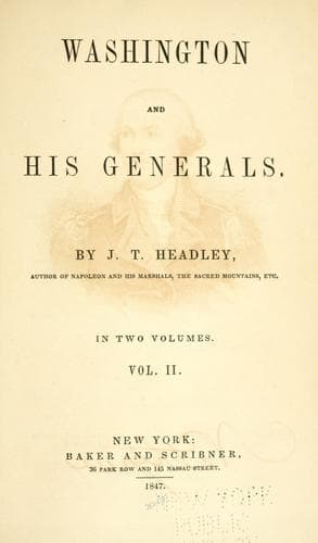 Washington and his generals