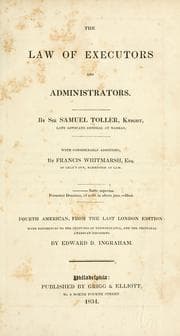 The law of executors and administrators