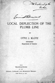 Local deflection of the plumb line