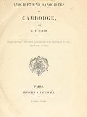 Inscriptions sanscrites du Cambodge