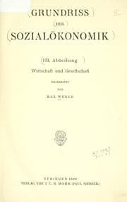 Wirtschaft und Gesellschaft