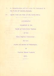 I. An investigation of the fatty oil contained in the seeds of Lindera benzoin. II. Lauric acid and some of its derivatives