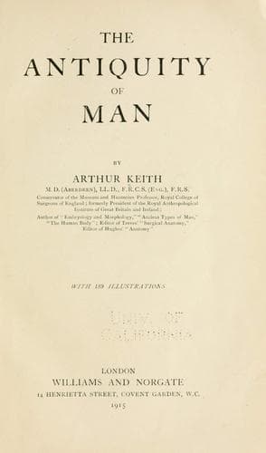 The antiquity of man