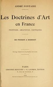 Les doctrines d'art en France