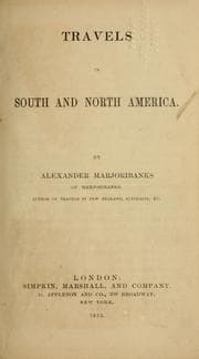Travels in South and North America
