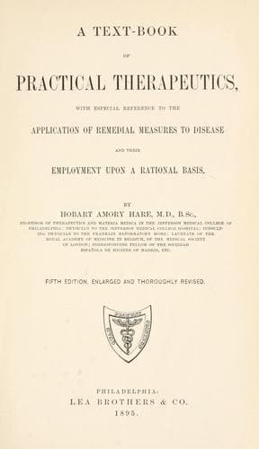 A text-book of practical therapeutics
