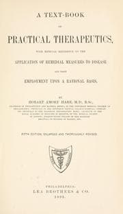 A text-book of practical therapeutics