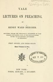Yale lectures on preaching