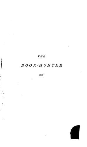 The book-hunter
