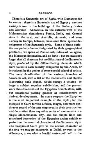 The art of the Saracens in Egypt