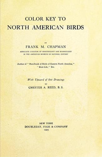 Color key to North American birds
