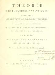 Theorie des fonctions analytiques
