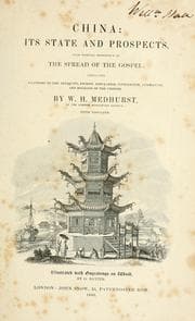 China, its state and prospects