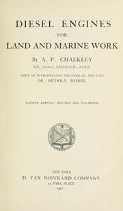 Diesel engines for land and marine work
