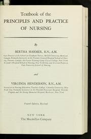 Textbook of the principles and practice of nursing