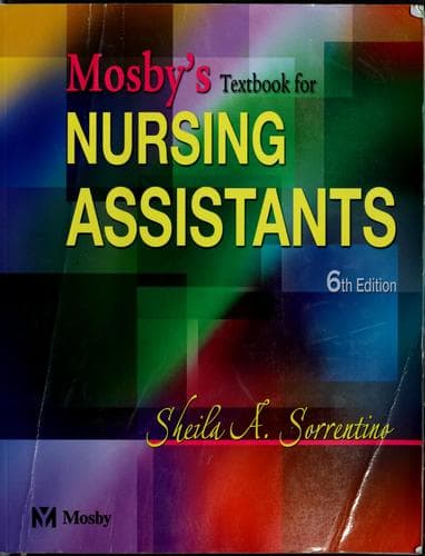 Mosby's textbook for nursing assistants
