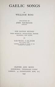 Gaelic songs