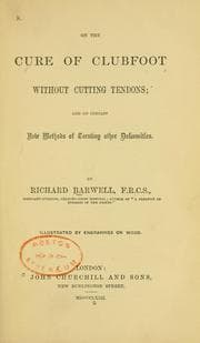 On the cure of clubfoot without cutting tendons
