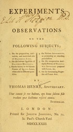 Experiments and observations on the following subjects