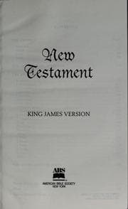 New Testament, King James version