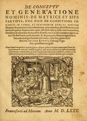 De conceptu, et generatione hominis