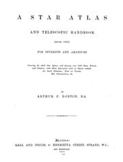 A star atlas and telescopic handbook