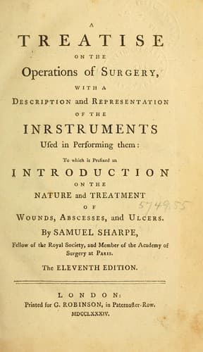A treatise on the operations of surgery
