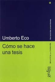 Cómo se hace una tesis